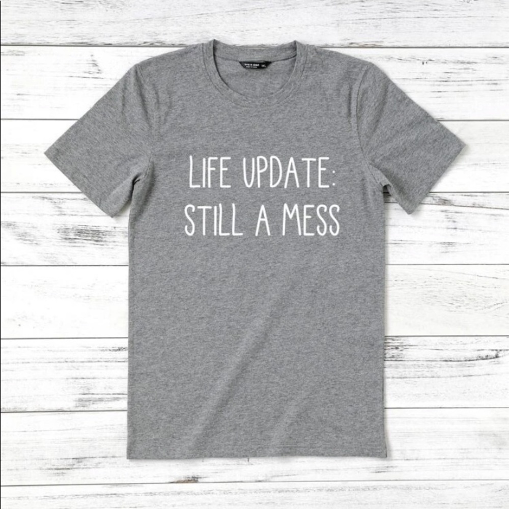 📦FREE SHIP!📦🟡Life Update Tee! 🟡 - Picture 2 of 4